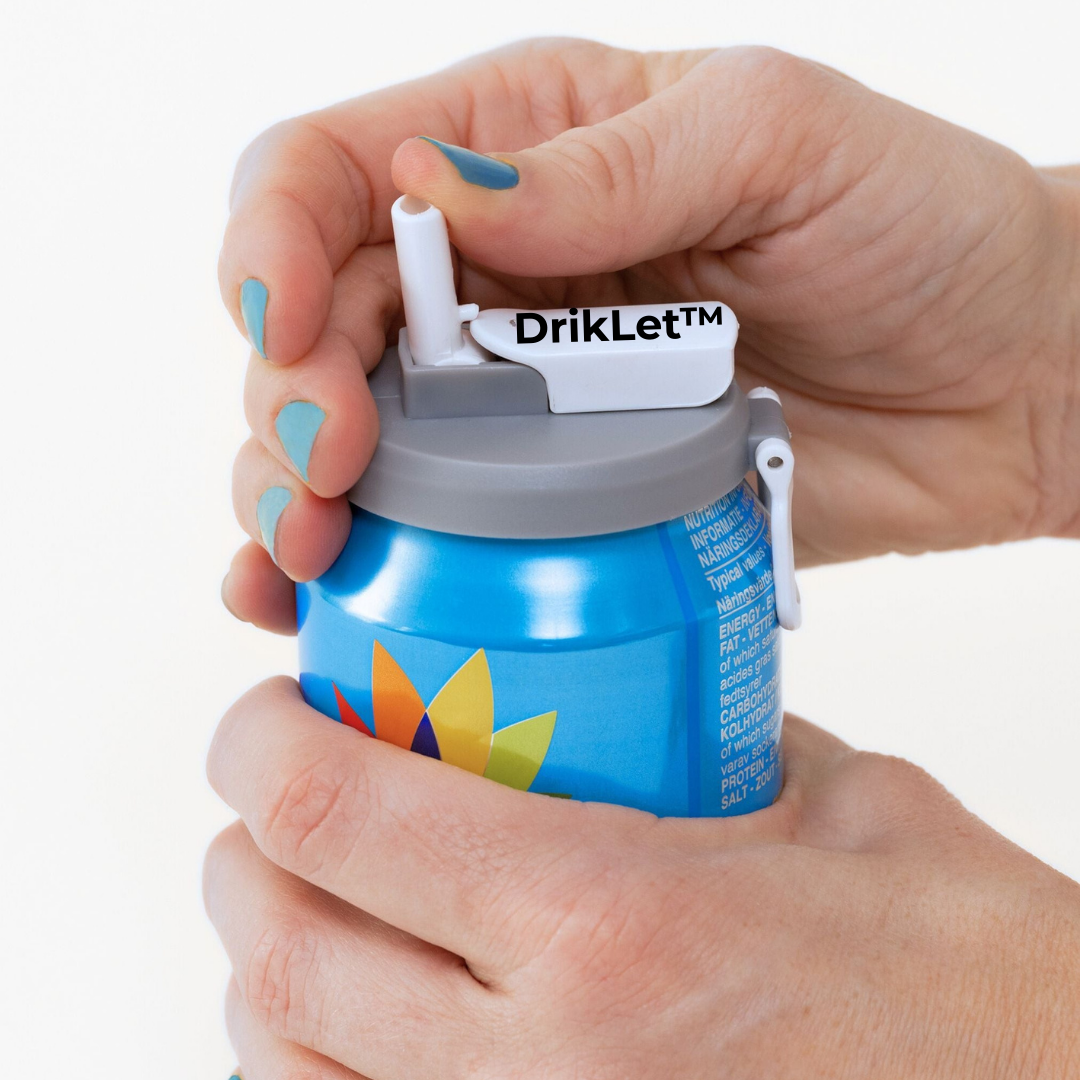 DrikLet™ - Det bedste sugerør til din dåse!