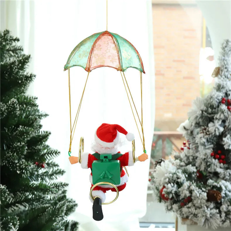 KlatrendeSantasi™ Festlig Julemandsdekoration Til Hjemmet