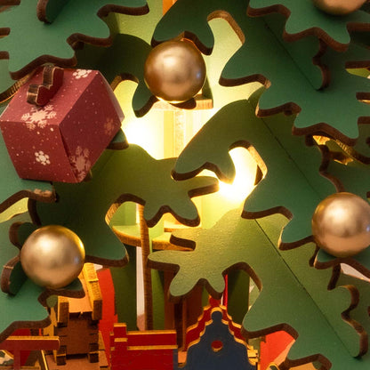 3D Wooden Puzzle - Christmas Melody Tree AMS01