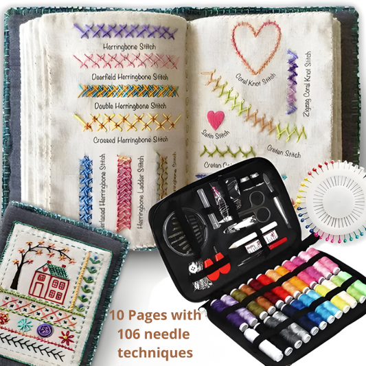 SewDiary™™Book™ – Lær at Brodere – Broderibog for Unge og Gamle