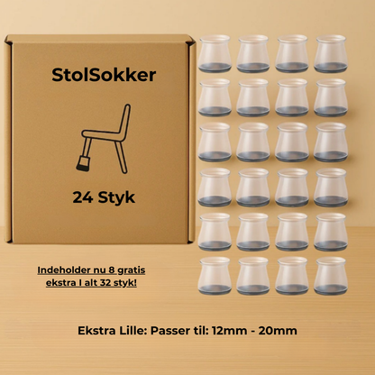 StolSokker™ - Den bedste lydisolerende beskyttelse til dit gulv!