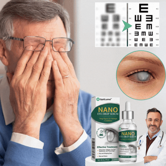 OptiLume™ | Genskab 98% skarpere syn med blot én dråbe