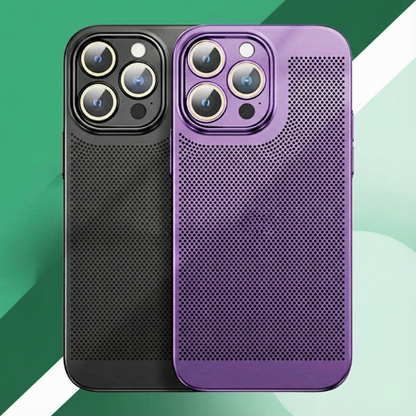 CoolRidge™ – Premium Kølende Elektropletteret Mobilcover