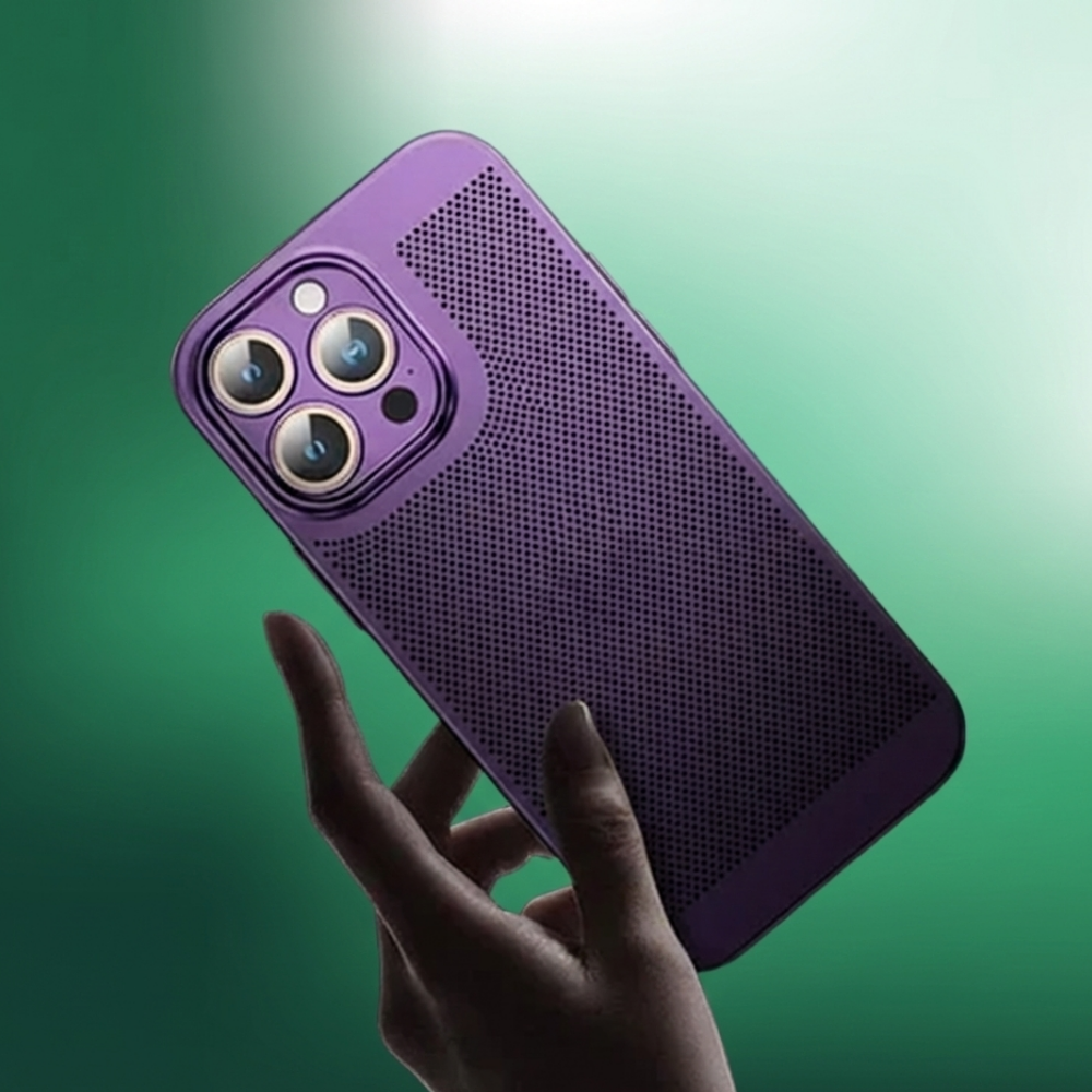 CoolRidge™ – Premium Kølende Elektropletteret Mobilcover
