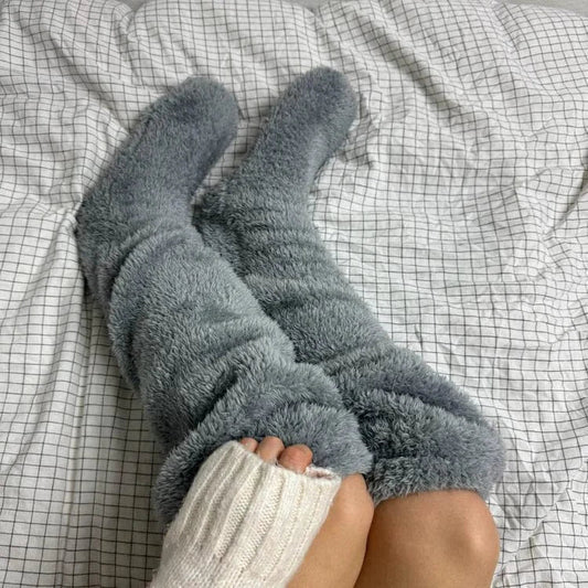 Happy™ LegWarmers 1+1 GRATIS: Bløde Fluffy Ben Varmere Vinter Varme Sokker
