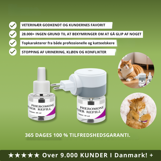 FelinaCalm™ | Diffuser der skaber ro og balance for din kat