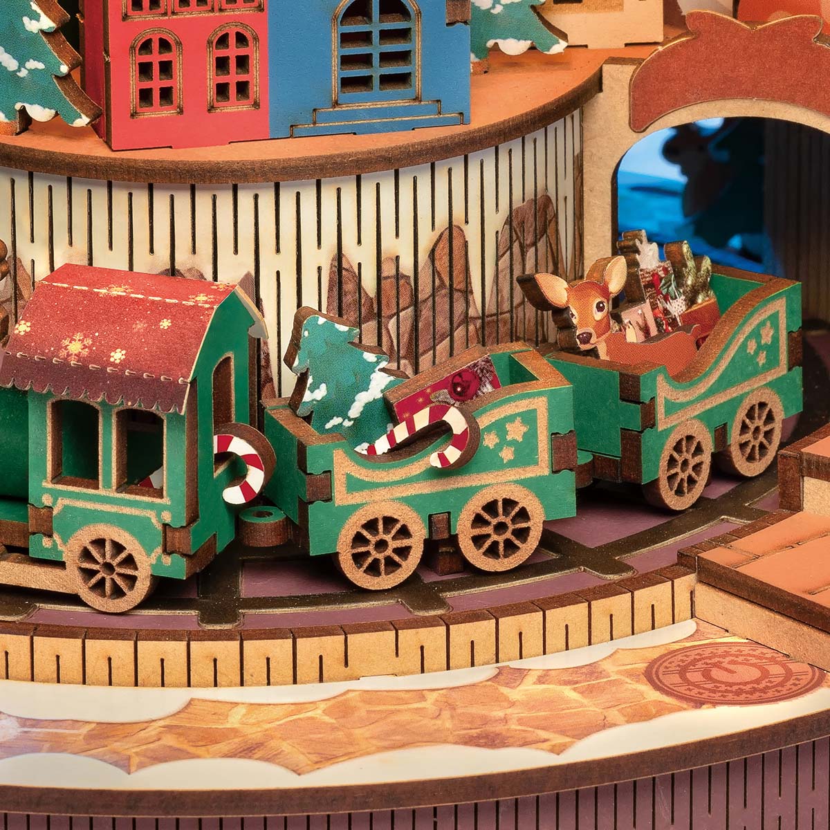 3D Wooden Puzzle - Christmas Melody Tree AMS01