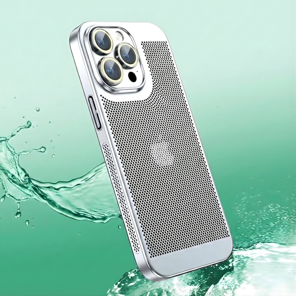 CoolRidge™ – Premium Kølende Elektropletteret Mobilcover