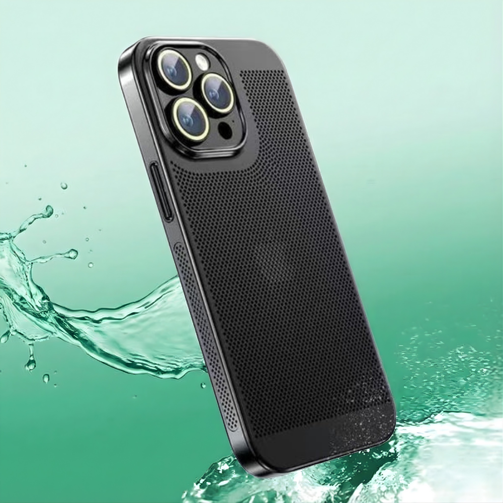 CoolRidge™ – Premium Kølende Elektropletteret Mobilcover