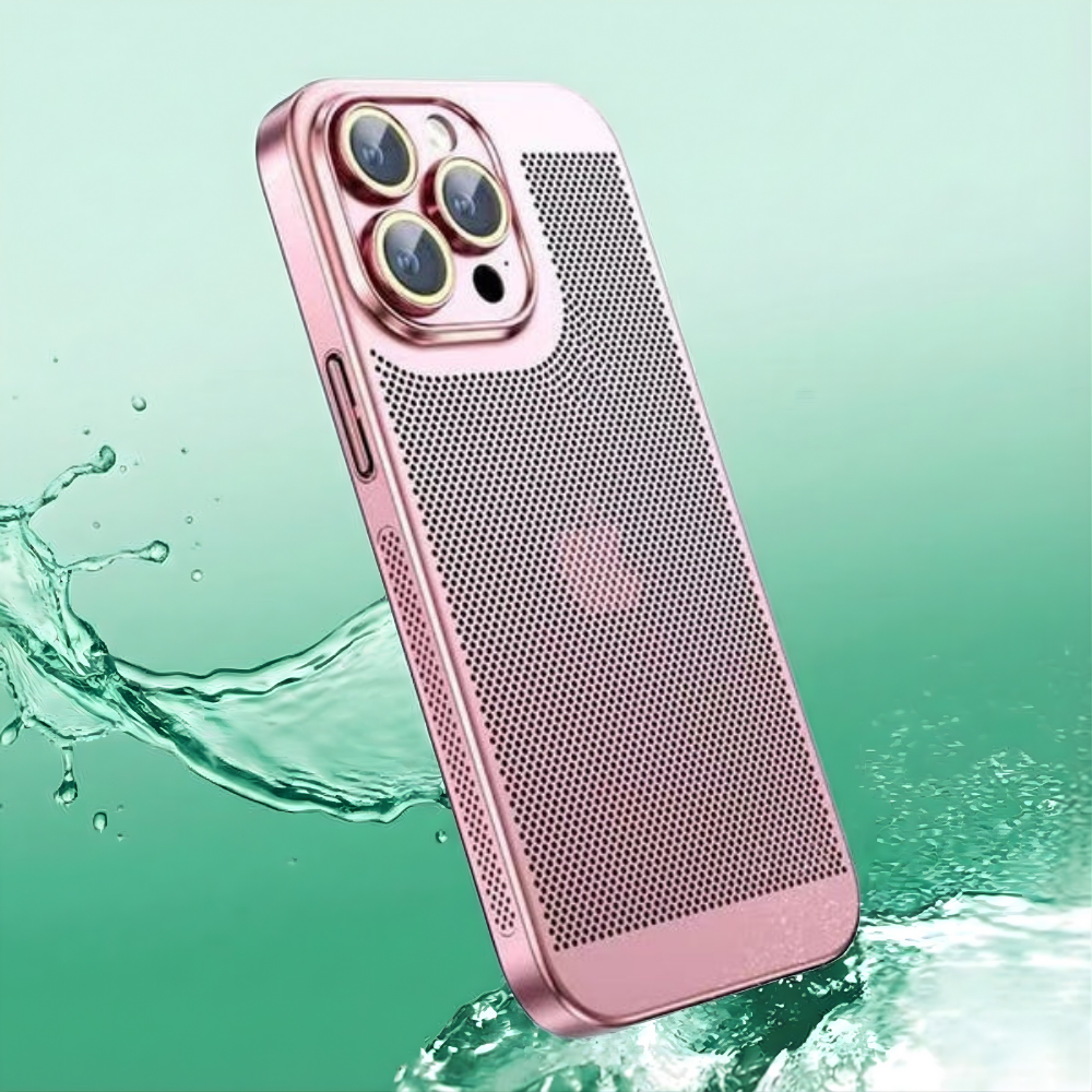 CoolRidge™ – Premium Kølende Elektropletteret Mobilcover