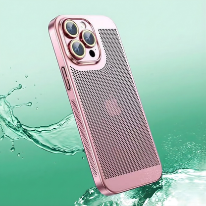CoolRidge™ – Premium Kølende Elektropletteret Mobilcover