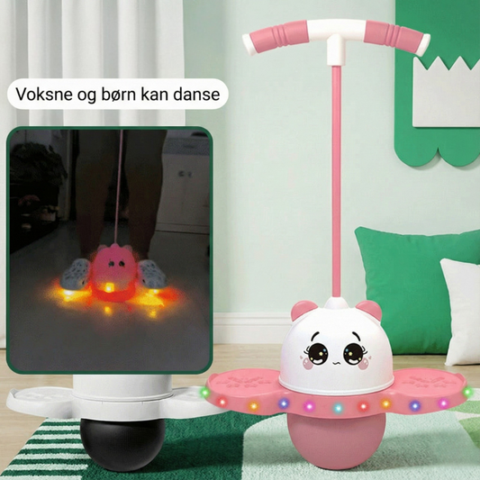 TwinkleHop™ – Interaktivt Lysende Balance-Hoppelegetøj til Børn