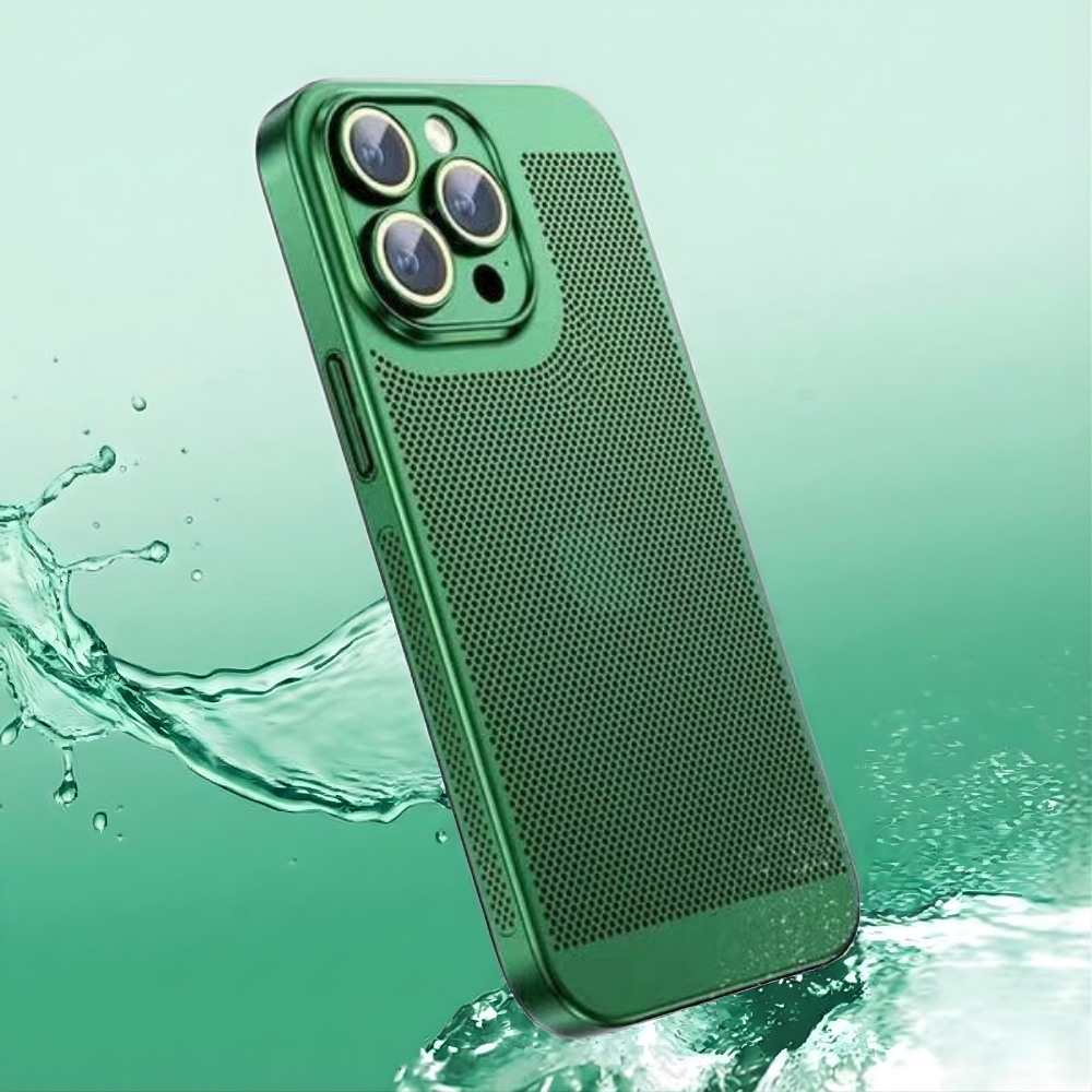 CoolRidge™ – Premium Kølende Elektropletteret Mobilcover