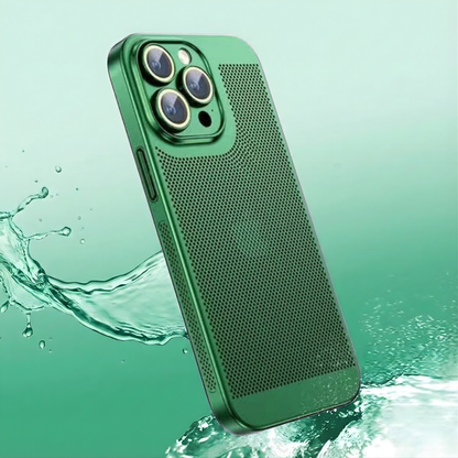 CoolRidge™ – Premium Kølende Elektropletteret Mobilcover
