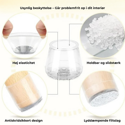 StolSokker™ - Den bedste lydisolerende beskyttelse til dit gulv!