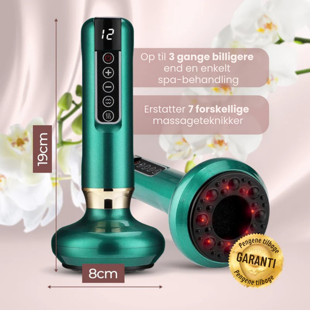 CelluSculpt Pro™ | 4-i-1 -massageapparat med cupping, infrarød og varme – reducerer cellulite og strækmærker synligt
