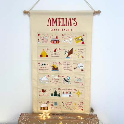 Fabric Christmas Advent Calendar™ - Santa Tracker
