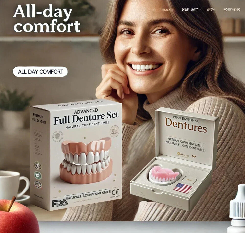 SmileForm™-🦷 Avancerede helproteser (begrænset tilbud ⏰)