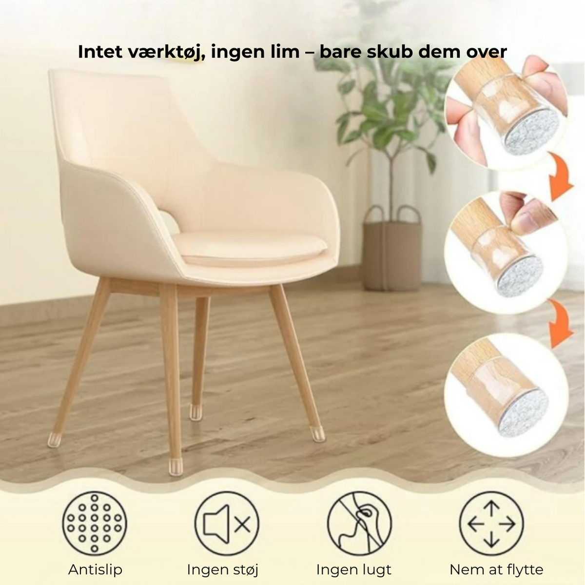 StolSokker™ - Den bedste lydisolerende beskyttelse til dit gulv!