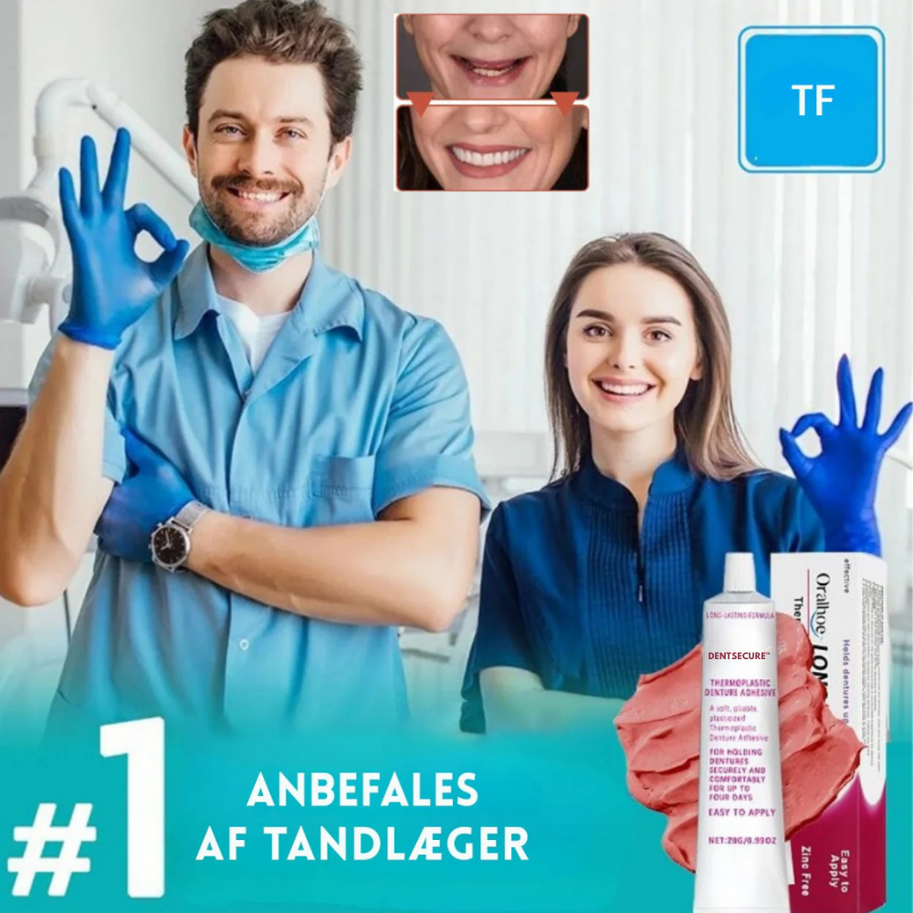 DentSecure™ | Få et stærkt, sikkert og bekymringsfrit smil hele dagen