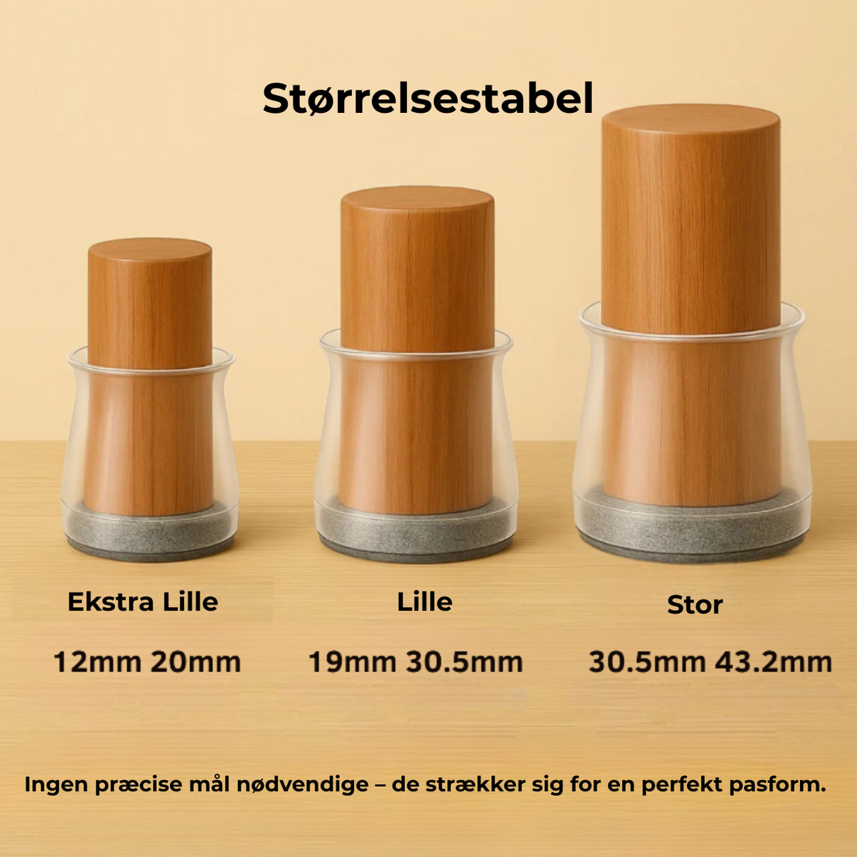 StolSokker™ - Den bedste lydisolerende beskyttelse til dit gulv!