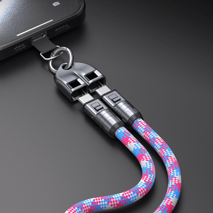 C till C 240W laddningskabel med bärbart armbandsdesign