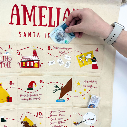 Fabric Christmas Advent Calendar™ - Santa Tracker