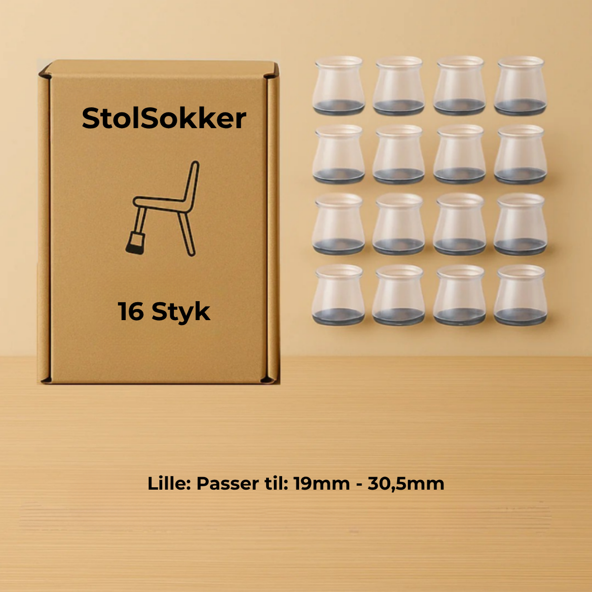 StolSokker™ - Den bedste lydisolerende beskyttelse til dit gulv!