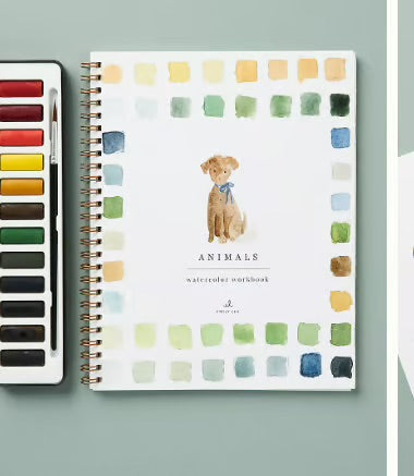 Akvarella Art™ | Sæt gang i din kreativitet med vores sjove akvarel-arbejdsbog!
