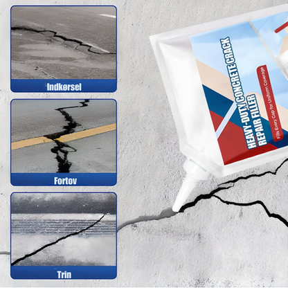 ConcreteFix™ | Reparer betonrevner hurtigt og nemt – klar-til-brug i pose