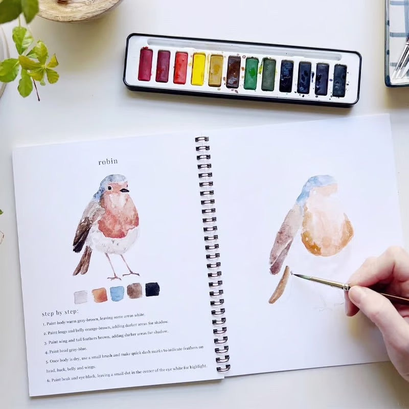 Akvarella Art™ | Sæt gang i din kreativitet med vores sjove akvarel-arbejdsbog!