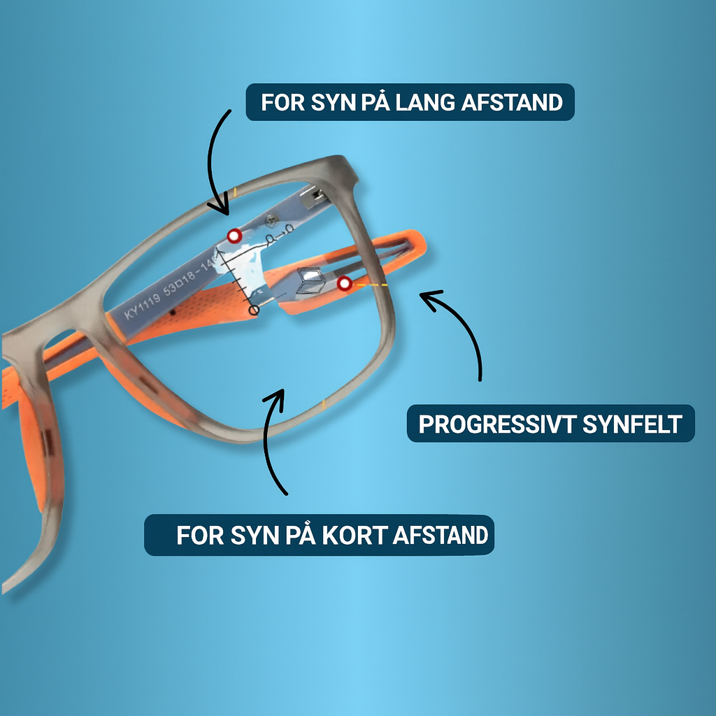 ClariNova™ - Multifokale briller med lys­tilpasning