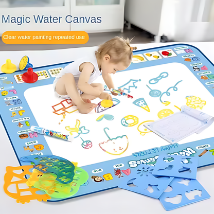 Kletshuts™ KidsWaterCanvas: Genanvendeligt Vanddoodle Lærredssæt Til Børn