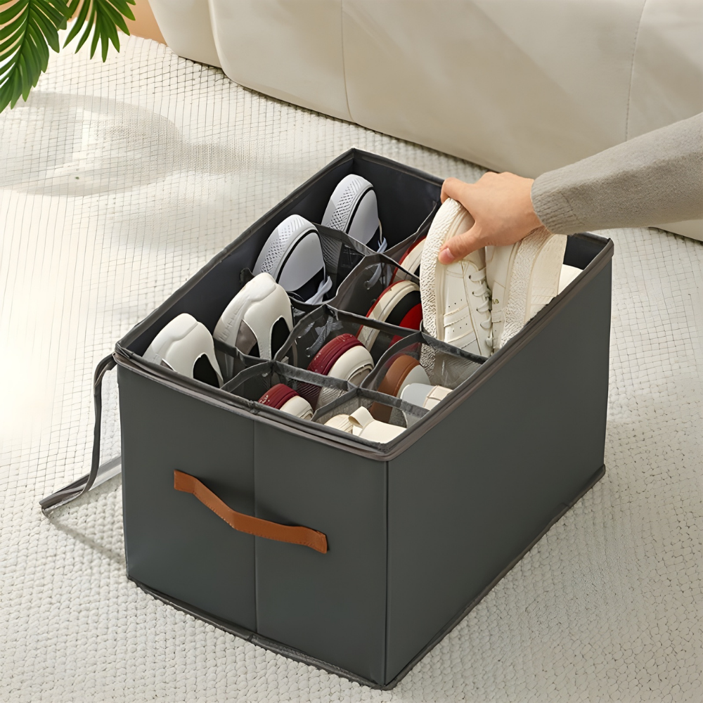 CubiqBox™ – Sammenfoldelig Pladsbesparende Opbevaringsboks