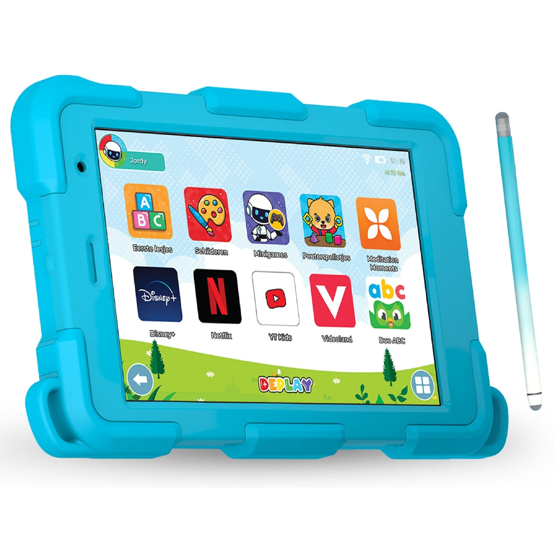 DEPLAY Kids Tablet SMART 4 | Beste Kindertablet | Blauw of Roze