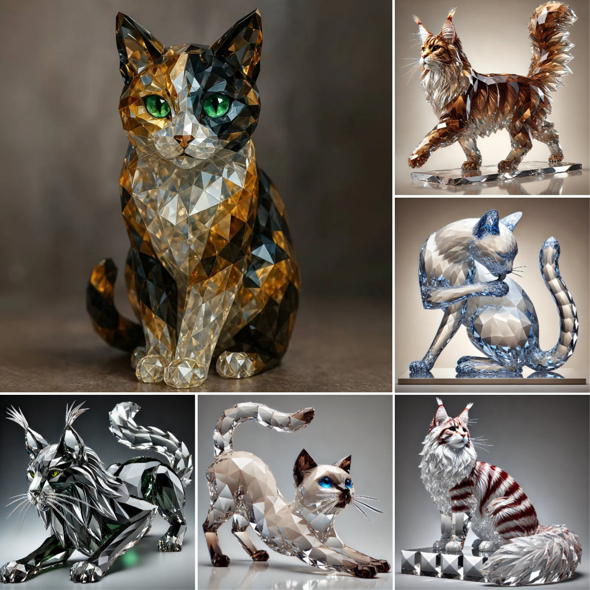 24KatteKunst™ – Unikke figurer til hjemmet