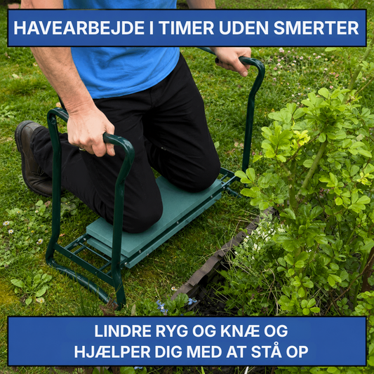 KneeRelief™ | Komfortabel 2-i-1 knæbænk og havestol