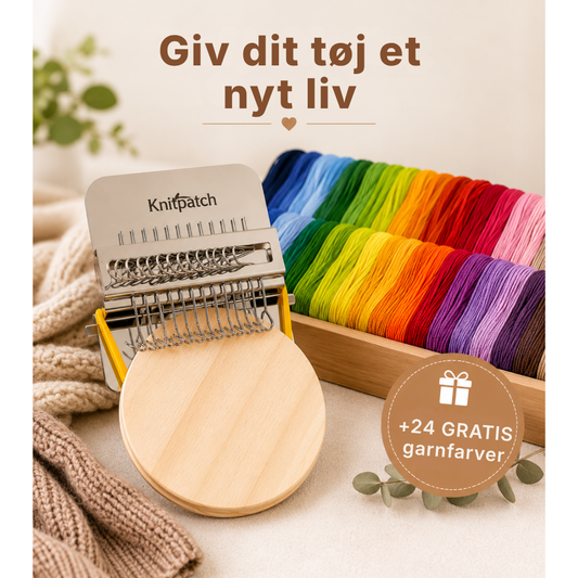 KnitPatch™ | Giv dit tøj nyt liv på 15 minutter