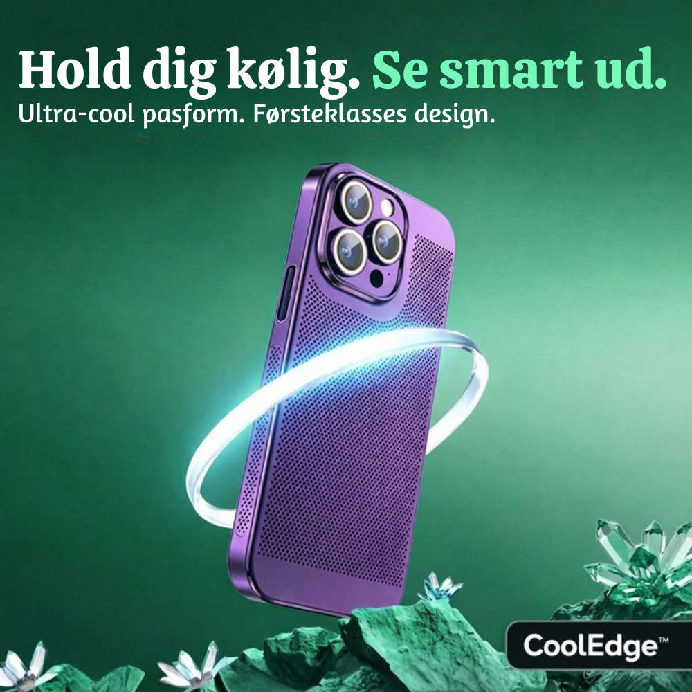 CoolRidge™ – Premium Kølende Elektropletteret Mobilcover