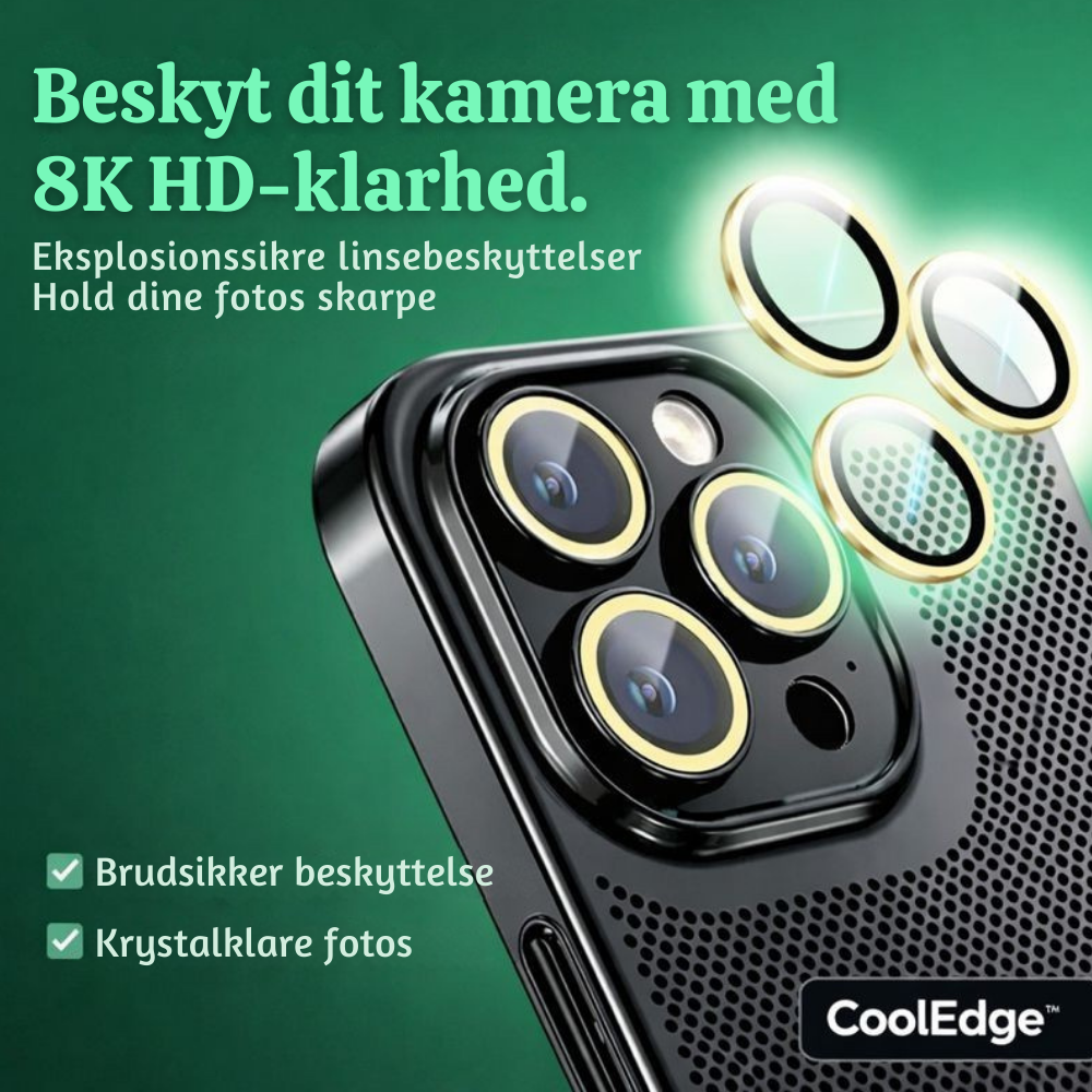 CoolRidge™ – Premium Kølende Elektropletteret Mobilcover