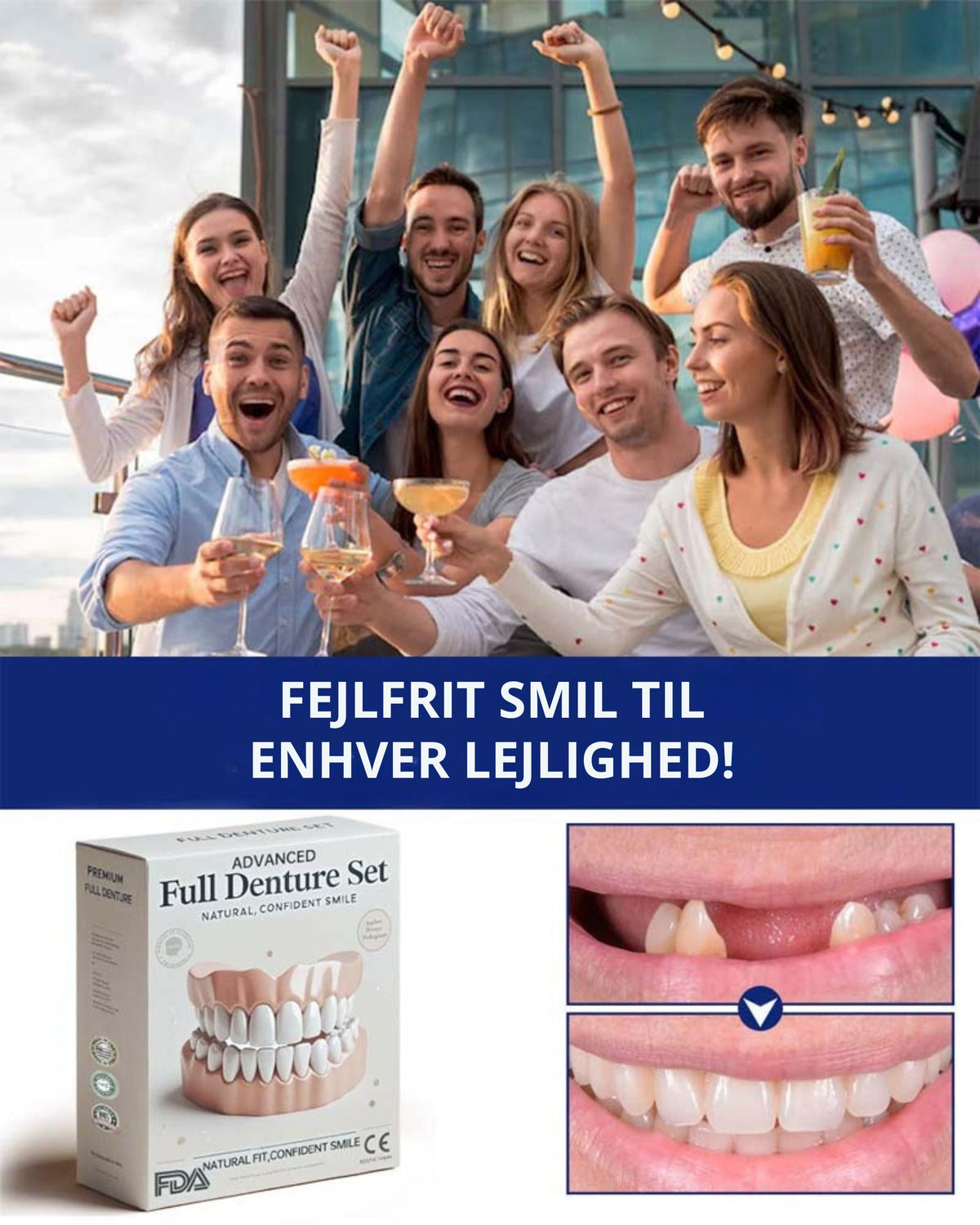 SmileForm™-🦷 Avancerede helproteser (begrænset tilbud ⏰)