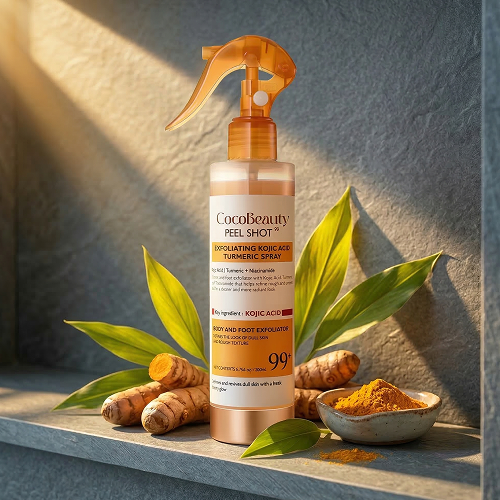 Lumièra – Body Peel Spray med Kojic + Gurkemeje