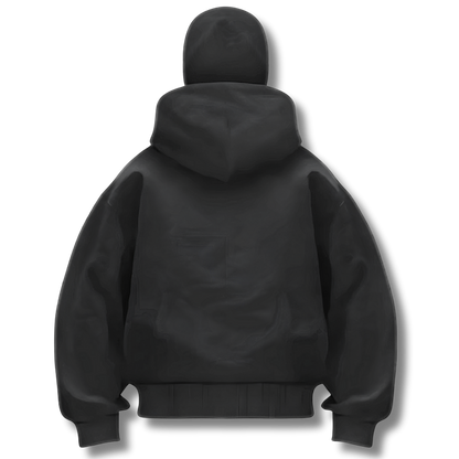 Anti-Social Ninja Hoodie™ - Hoodie med lynlås og integreret maske – Unisex