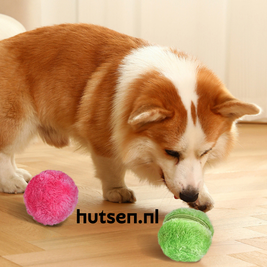 DogFri™ ActiveBall – Anti-angst Automatisk Rullende Bold