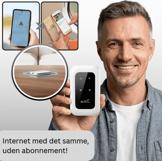 RoamLink™ Bærbar WiFi | Få internet med det samme overalt – uden dyre abonnementer!