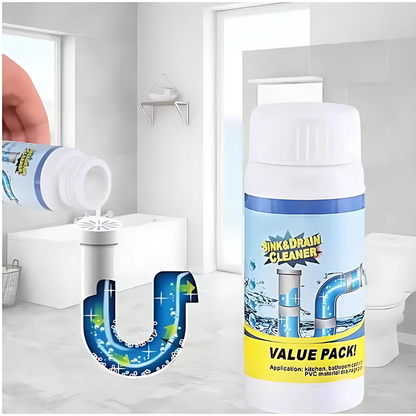 Cleaner Pro° PipeCleaner 1+1 GRATIS: Vask Og Afløb Rørrenserpulver