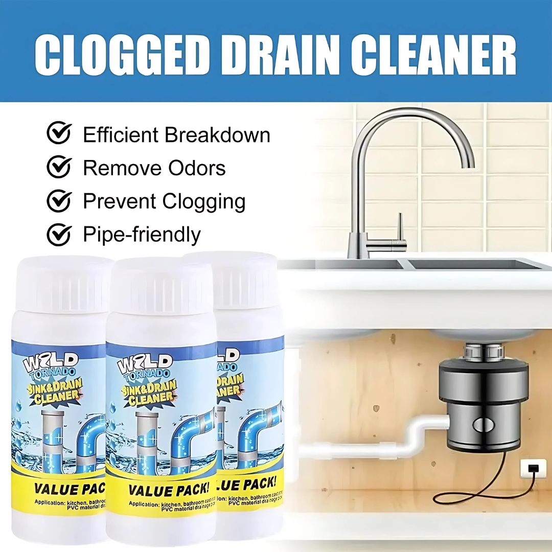 Cleaner Pro° PipeCleaner 1+1 GRATIS: Vask Og Afløb Rørrenserpulver
