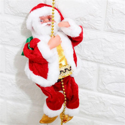 KlatrendeSantasi™ Festlig Julemandsdekoration Til Hjemmet