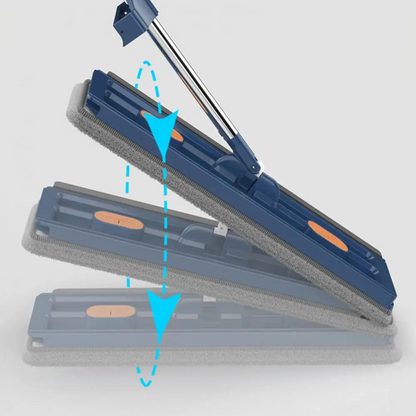 Cleaner 360 Pro™ RotatingMop: Stærk Håndtag Nem Rengøring 360° Roterende Flad Moppe
