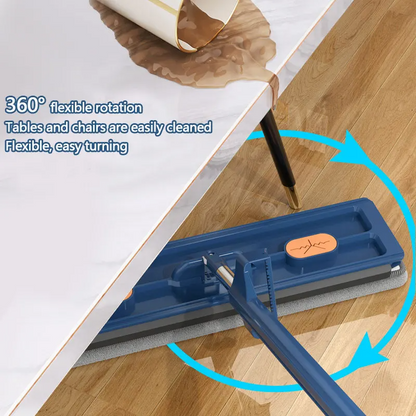 Cleaner 360 Pro™ RotatingMop: Stærk Håndtag Nem Rengøring 360° Roterende Flad Moppe